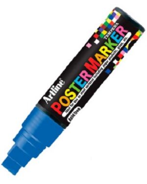 MARCADOR ARTLINE GRUESO 12MM AZUL CX6 P/CUADRADA  EPP122 4974052851612