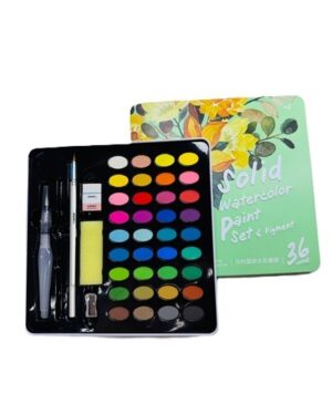 ACUARELA SET 36C MARIES + LAPIZ + BORRADOR  + PINCEL AGUA+PINCEL 6974102660636