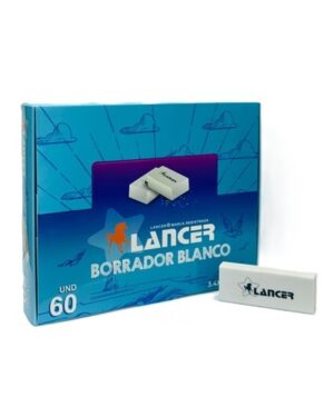 BORRADOR A LANCER BLANCO PZ20 5.5X2CM CX20 BX800  SH.BR.X200 7862141610080