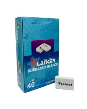 BORRADOR A LANCER BLANCO PZ60 3.4X2CM CX60 BX1800 SH.BR.X600 7862141610127
